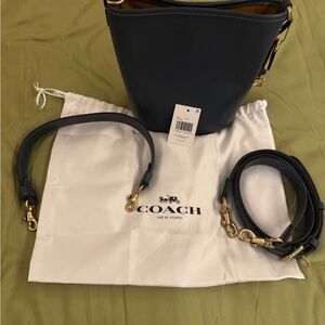 Coach Dakota bucket bag 16 in denim